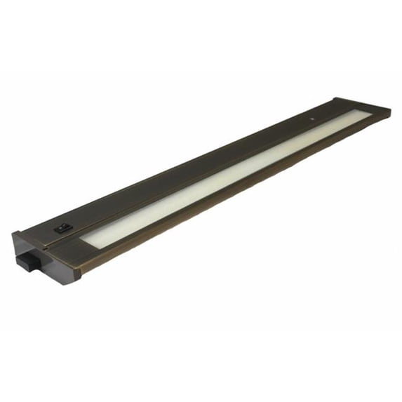 American Lighting 043T-22-DB 22 in. Hardwired Fluorescent Under Cabinet Lighting - Bronze