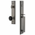 thumbnail image 2 of Grandeur Carre Single Cylinder Handleset with D Grip and Lyon Knob, 2 of 5