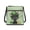 Black Cat Clover Print, variant on Rose and Rabbit Design Sling Bag, Durable Satchel Bag Stylish Smooth Zipper Crossbody Bag for Daily Commute Travel