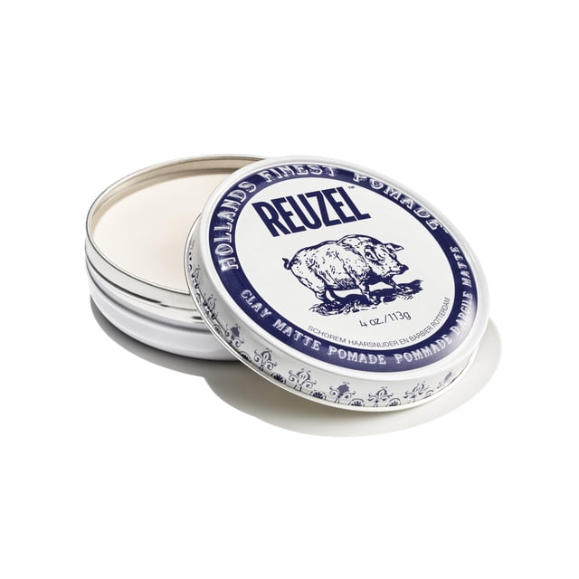 Reuzel Pomada de arcilla mate - Fórmula concentrada de cera para hombre con fijación natural y orgánica - Producto vegano que da volumen y define sencillo de poner y q