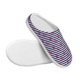thumbnail image 3 of Lsque Anchors Pattern Womens Comfort Cotton on Scuff With Memory Foam and Anti-skid Sole Slipper-37/38, 3 of 7