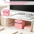 thumbnail image 5 of Light Pink Pull-Out Sticky Notes in Cute Dispenser Box, 105 Sheets Pearlescent Memo Pads, 5 of 7