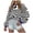 Black, variant on Tanghaowl Women Sweatshirt Trendy Women Striped Color Block Long Sleeve Crew Neck Pullover T Shirt with Fashionable Design Black S