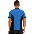 thumbnail image 4 of Aislor Unisex Chef Coat Professional Cook Chef Jacket Double-breasted Kitchen Work Uniform Top Blue XXL, 4 of 5