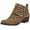 NATURAL, variant on Basel Low Cut  Almond-Toe Ankle Booties NATURAL (7, NATURAL)