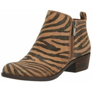 Lucky Brand Basel Low Cut Almond-Toe Ankle Booties NATURAL (10, NATURAL)