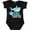 AB-Black, variant on Inktastic My Great Grandma Loves Me with Cute Sharks Boys or Girls Baby Bodysuit