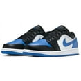 thumbnail image 3 of Nike Air Jordan 1 Low White/Royal Blue-Black-White 553558-140 Men's Size 10 Medium, 3 of 6