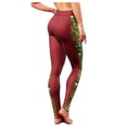 thumbnail image 2 of AXXD Yoga Pants for Women,Athletic Legging,Women Athletic Yoga Casual Stetch Shorts,Printed,High Waist Rise,BreathableC,S, 2 of 9