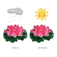 thumbnail image 4 of Labymos Flores de loto flotantes artificiales de, 4 of 7
