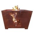 thumbnail image 4 of Esschert Design USA FF1002 Nature Scene Fire Basket, Rust Metal, 4 of 5