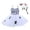 1-White442, variant on Oiyii Big Girl's Halloween Cow Print Dress Spaghetti Strap Tutu Holiday Dresses Party Animal Dresses,Hot Pink