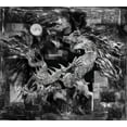 thumbnail image 2 of Wiley, Marta 16x15 Black Ornate Wood Framed with Double Matting Museum Art Print Titled - Dragon BandW, 2 of 4