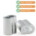 thumbnail image 3 of HUGFEGWE 100Pcs 1/8" Aluminum Crimping Loop Sleeve for 3mm Wire Rope and Cable CJB91-55528, 3 of 5