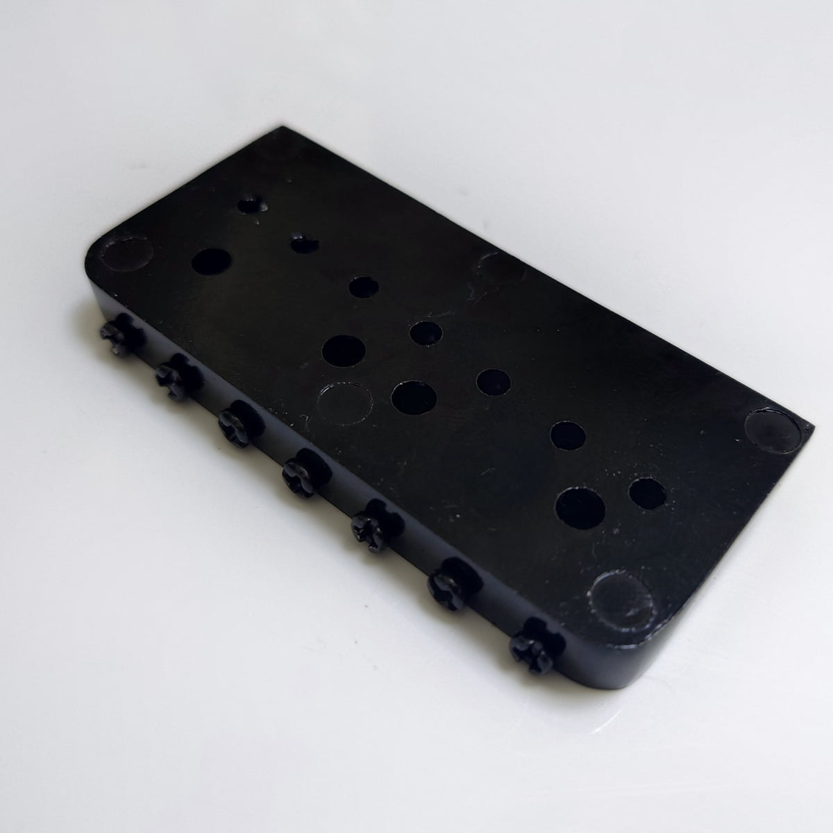 7 String Fixed Electric Guitar Bridge Black Metal Hardtail Bridge Guitar Accessories