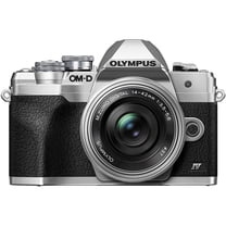 Olympus E-M10 Mark IV Digital Camera (Silver) with M.Zuiko Digital ED14-42mm Lens