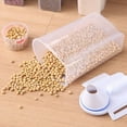 thumbnail image 5 of Transparent Flour Storage Barrel with Scale Rice Cylinder Sealed Food Container Household Kitchen Pantry Organization, 5 of 8