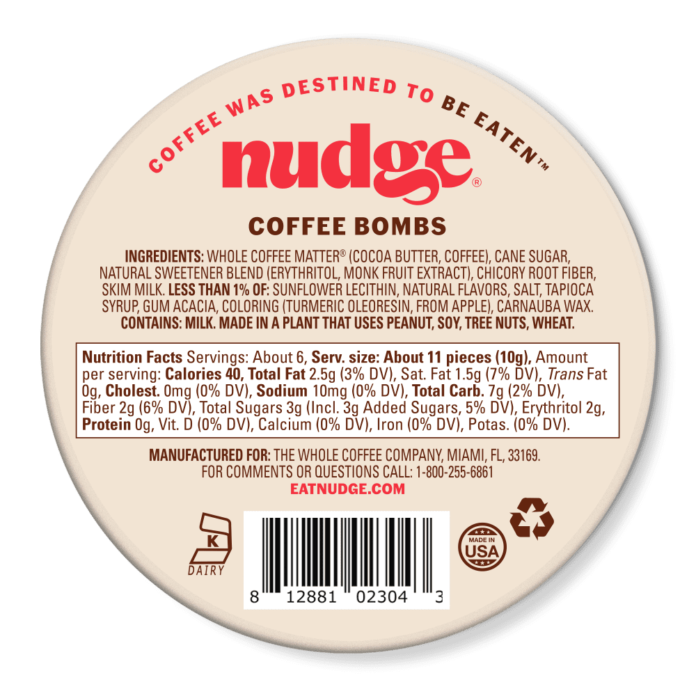 Nudge Brazilian Coffee Bombs 1.94oz