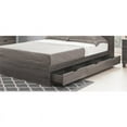 thumbnail image 4 of Smart Home Furniture 3-Drawer Wood Twin Chest Bed in Distressed Gray, 4 of 5