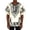 Beige, variant on Timeless African Print Tee, Breathable Dashiki Shirt with Geometric Patterns – Plus Size Unisex Cotton Tunic Tops