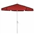 thumbnail image 3 of 7.5' Hex Home Garden Umbrella 6 Rib Crank White with Red Vinyl Coated Weave Canopy, 3 of 3