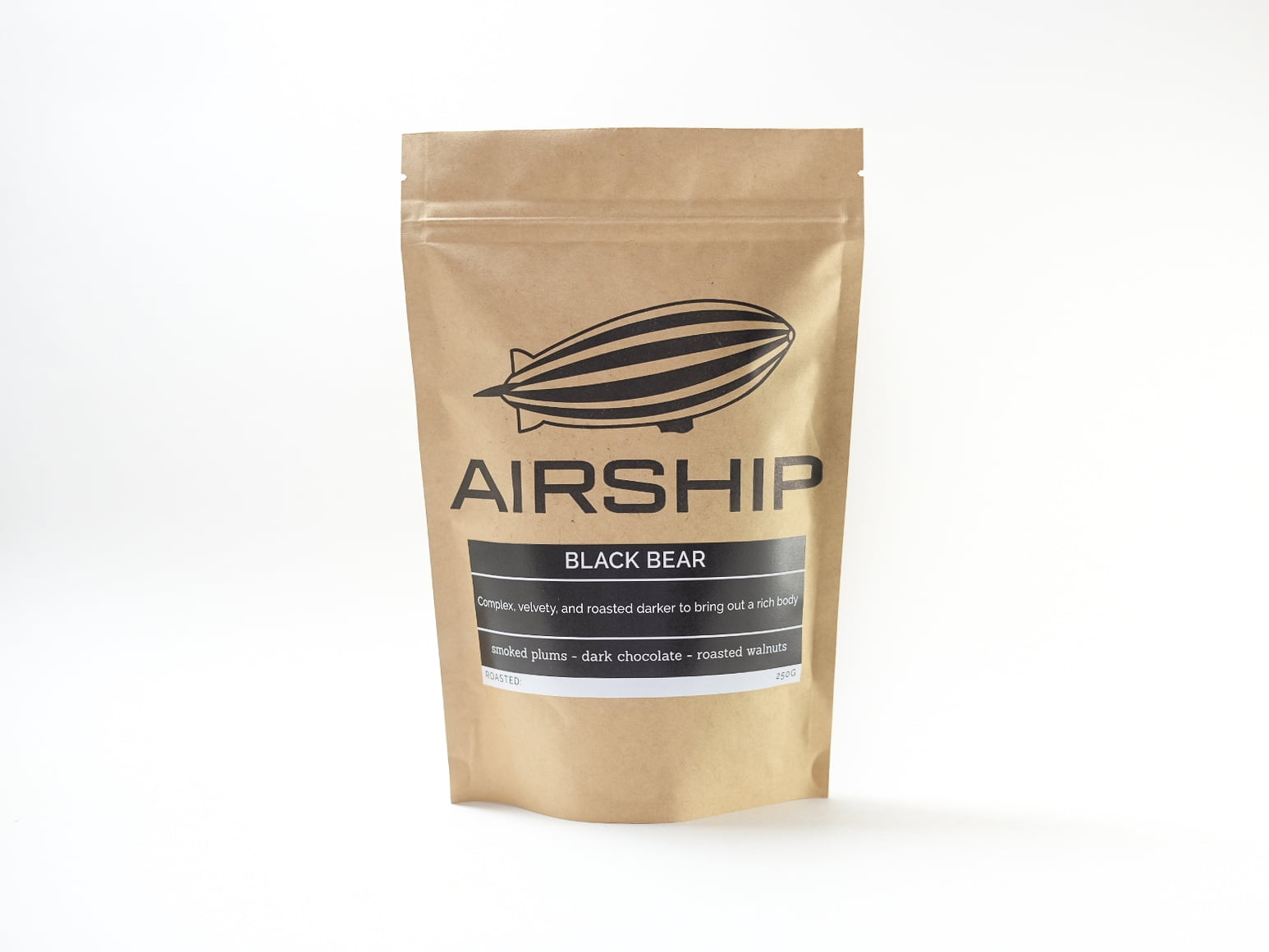 Airship Black Bear, Dark Roast, Whole Coffee Beans, 8.8 oz