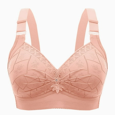 

Women s Breathable Bra Without Rims Big Chest Showing Small Underwear Cup Underwear