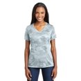 thumbnail image 1 of Camiseta con Cuello en V SPORT-TEK CamoHex para Mujer XL Blanco LST370, 1 of 1