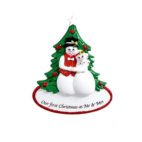 1st christmas mr mrs ornament