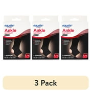 (3 pack) Equate Elastic Ankle Support for Adults, Sizes Large to Extra Large