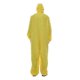 thumbnail image 3 of Men's Cheap Biohazard Costume Halloween with Goggles Yellow Breaking Bad Jumpsuit Carnival Easter Purim Fancy Dress, 3 of 4