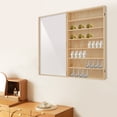 thumbnail image 5 of Wooden Wall Mount Display Case,7-Tier Display Storage Organizer Case with Acrylic Door,Wall-mountable Wooden Display Cabinet for Model Cars, 5 of 12