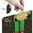 thumbnail image 4 of FMSHPON Christmas Elf's LegsShoes Clipboard Hardboard Wood Nursing Clip Board and Pull for Standard A4 Letter 13x9 inches, 4 of 7