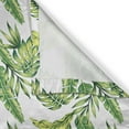thumbnail image 4 of Ambesonne Jungle Window Valance, Vintage Tropical Palm Leaf, 54" X 18", Fern Green Lime, 4 of 5