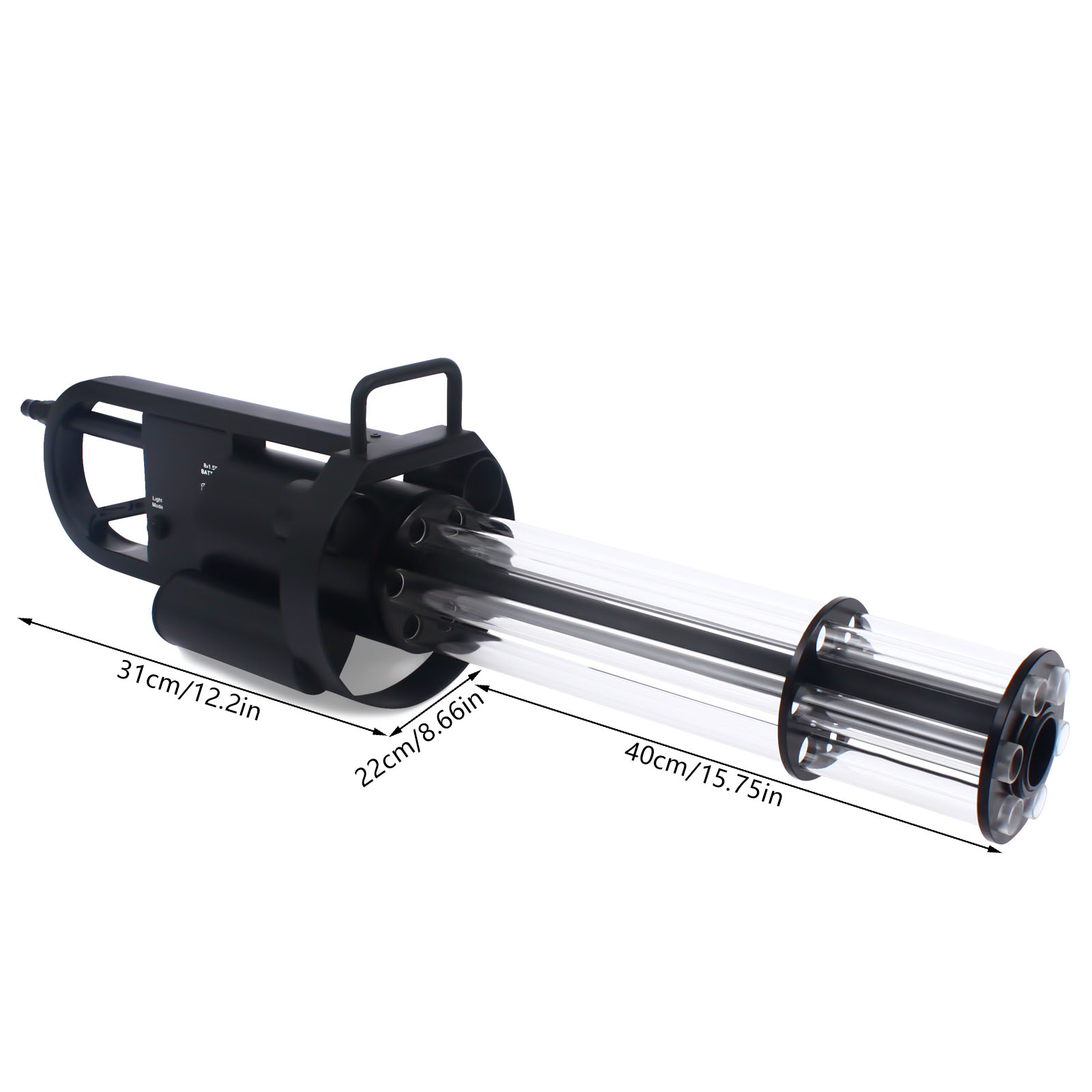 Miumaeov Professional Handheld CO2 Fog Machine, Multi-Colors Infinitely Rotating Smoke Machine for Party Wedding Stage Concerts Theater