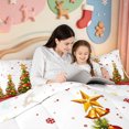 thumbnail image 4 of Manfei Winter Holiday Full Size Comforter Sets,Bright Christmas Animals Bedding Comforter Set,Xmas Reversible,3pcs,1 Comforter and 2 Pillowcases, 4 of 7