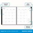 thumbnail image 3 of Blue Sky 2027 18 Month Monthly Planner Calendar, July 2026 - December 2027, 8" x 10", Monthly Layout, Flexible Cover, Silver Wirebound, Laminated Tabs, Enterprise, 3 of 8