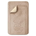 thumbnail image 2 of Swift Home Memory Foam Sea Shell Bath Mat, 2 of 4