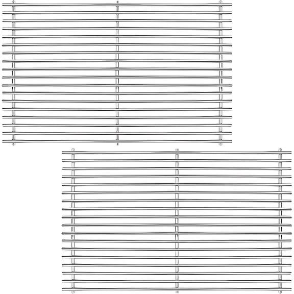 Grill Parts for Weber Genesis 300 Series, 19.5" Grill Grates for Weber Genesis E-310, E-320, E-330, 304 Stainless Steel Replacement Parts for Weber Genesis 7528 7524