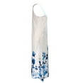 thumbnail image 4 of Lenago Robes d'Été Grande Taille pour Femmes Mode Femmes Imprimés Confortables d'Été Col Rond Poches pour Dames Robe Sans Manches Fête Plage Robes en Liquidation, 4 of 5