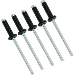 100-Pack 1/8 X 1/2 Aluminum Closed-End Blind Rivets - Dome Head For Watertight Applications