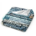 thumbnail image 2 of Wijzvio To My Boyfriend Throw Blanket Soft Fuzzy Fleece Blanket For Couch Bed Living Room Decoration 60"X50", 2 of 9