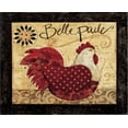 thumbnail image 2 of DiPaolo, Dan 14x12 Black Ornate Wood Framed with Double Matting Museum Art Print Titled - BellePoulet, 2 of 4