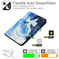 thumbnail image 4 of Allytech Case Fits for All-New Fire HD 10 Plus 2021(11th Gen), Fire HD 10.1" 2021 Case, Premium PU Leather Folding Stand Wallet Case with Auto Sleep Wake for Fire HD 10.1" 2021, Blue Marble, 4 of 7