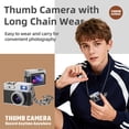 thumbnail image 6 of Linnome Mini 20 Gram HD Camera Portable Compact Design with 180mAh Battery 1080P Video Recording for Vlogging Sports Gift, 6 of 6