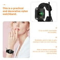thumbnail image 3 of Shisuyan Bracelet de Montre Intelligente Réglable en Nylon Compatible Versa, 3 of 8