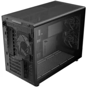 Gamdias ATHENA M4M mini ITX, mATX, micro mesh small form factor PC case, includes 3 PWM fans (Airflow up to 57.56 CFM), fits: 395mm GPU, ATX PSU, and 360mm radiators.