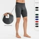 thumbnail image 2 of Pantalones cortos de fitness ajustados para hombre con bolsillo con cremallera, elásticos, absorbentes, de secado rápido, para entrenamiento de carrera, pantalones deportivos 11407, 2 of 8