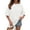 White, variant on PRETTYGARDEN Women's Spring Going Out Tops Casual Short Sleeve Crewneck Loose Fit Basic Cute Tee Shirts Summer Outfits