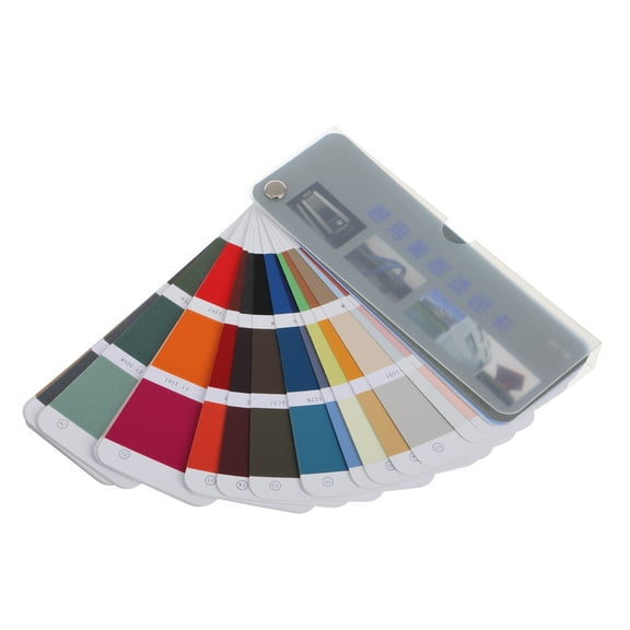 OUNONA 1 Set Paint Sample Cards Bulk Paint Color Sample Cards Portable Paint Sample Standard Cards Practical Paint Color Sample Card (114 Colors)
